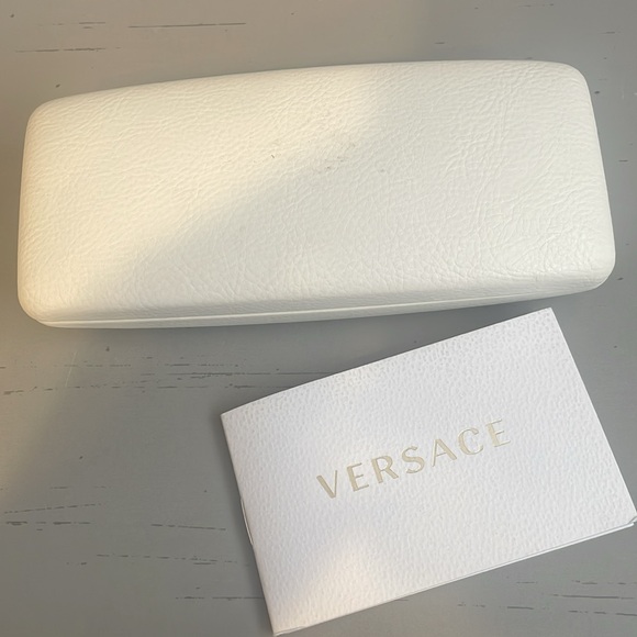 Versace sunglass case w/ org paperwork